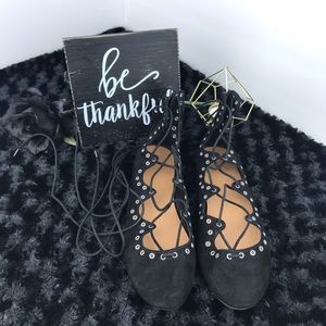 Dolce Vita Lace Up Ballet Flats